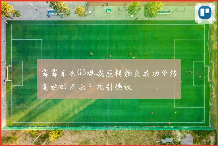 霉霉东决G3观战座椅拍卖成功价格高达四万七千元引热议